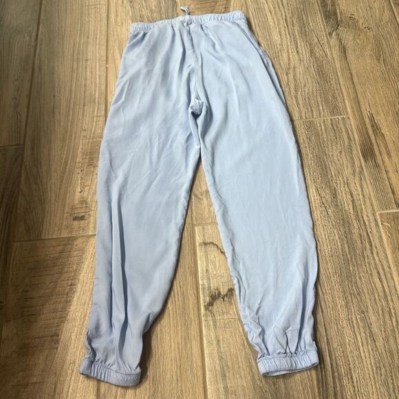 H&M Light Blue Girls Joggers with Pockets‎ Size US 7 - Picture 3 of 10